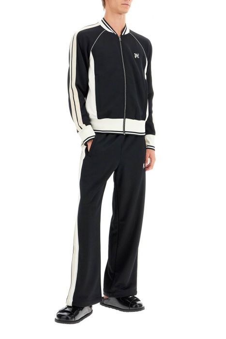 palm angels raglan zip-up sweat