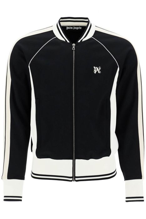 palm angels raglan zip-up sweat
