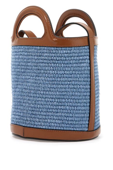 marni raffia tropicalia bucket bag