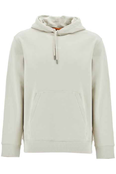 boss printed hoodie with hood