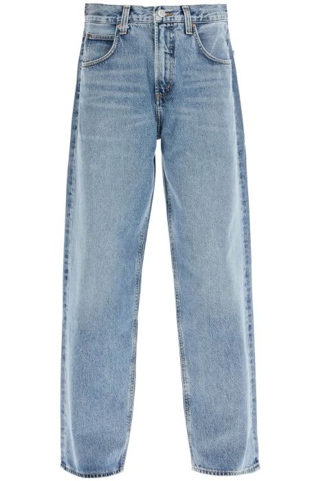 agolde baggy tapered fusion wash ratio jeans bag