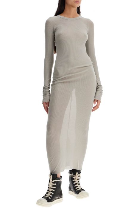 rick owens long fitted jersey dress