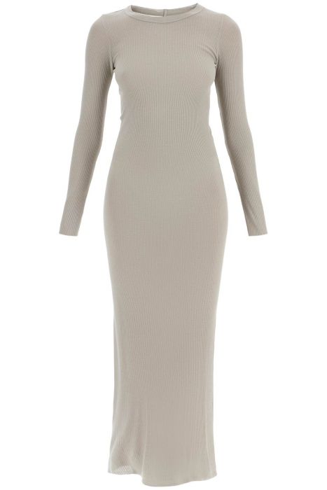 rick owens long fitted jersey dress