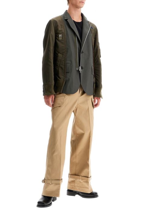 sacai cotton chino pants for