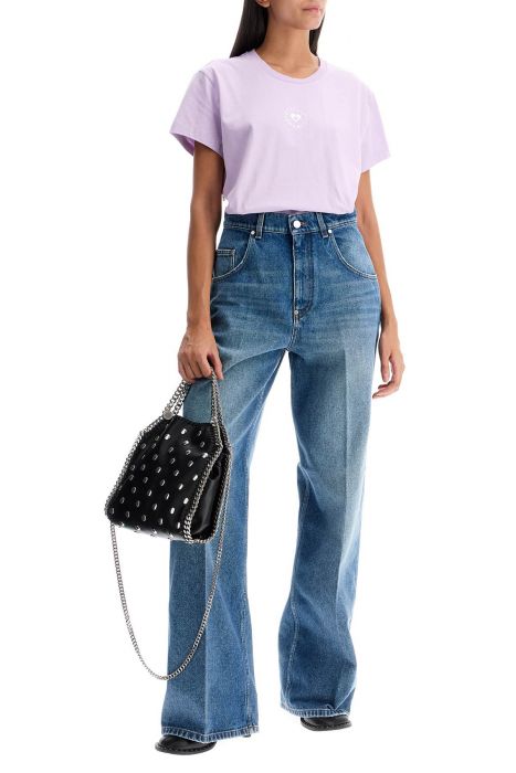 stella mccartney mini falabella tote bag with studs