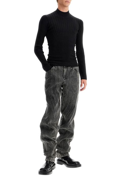 mugler spiral baggy