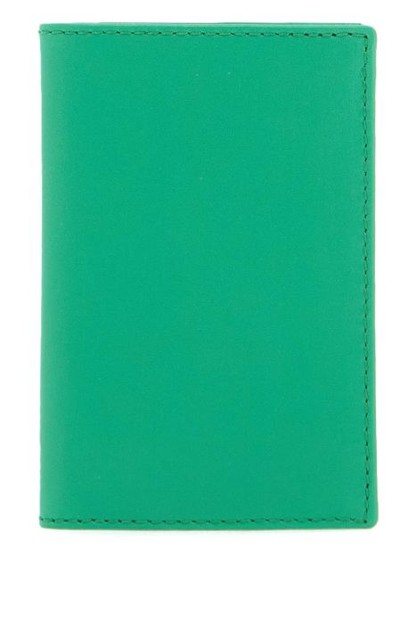 comme des garcons wallet leather compact wallet