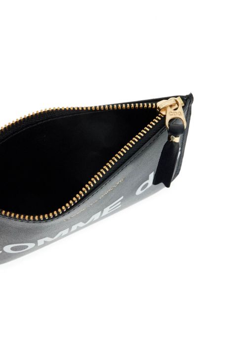 comme des garcons wallet huge logo pouch