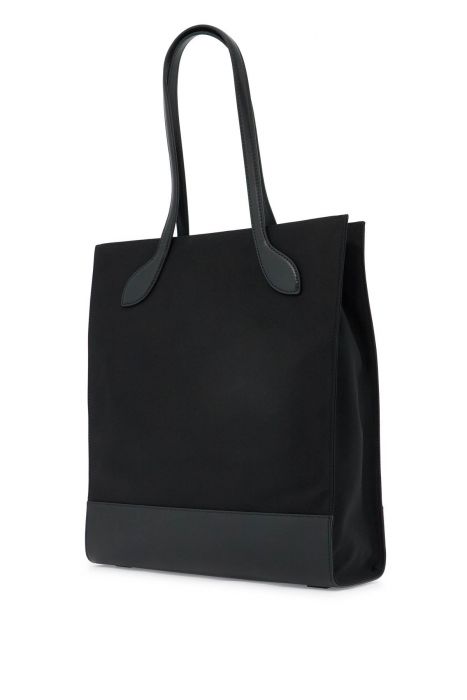 bally n/s nylon and leather tote bag
