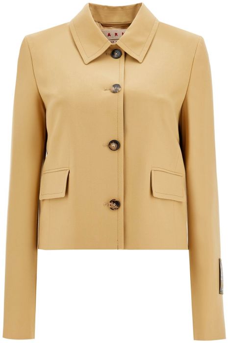 marni short wool blend jacket