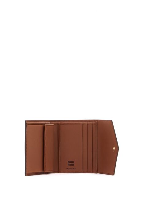 miu miu small leather wallet