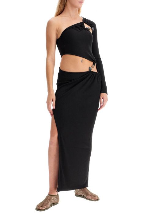 christopher esber one-shoulder dress with cut-out and