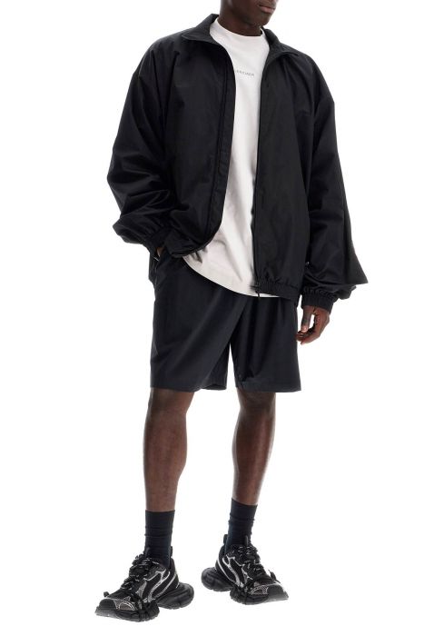 balenciaga nylon stretch activewear bermuda shorts