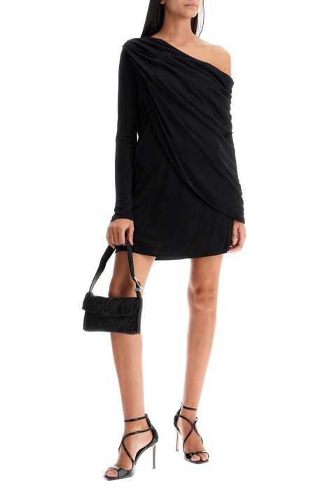 giuseppe di morabito gathered jersey mini dress in