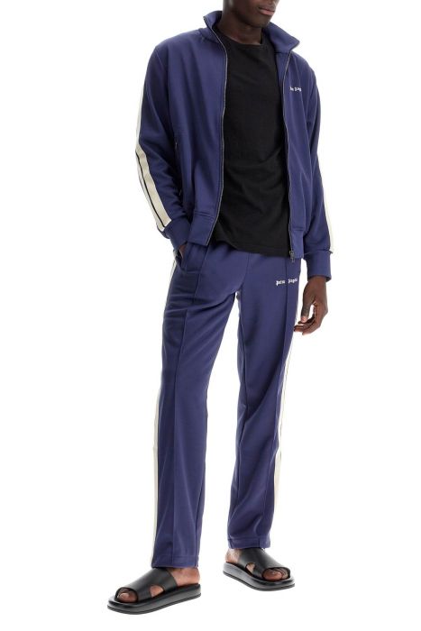 palm angels contrast band joggers with track in