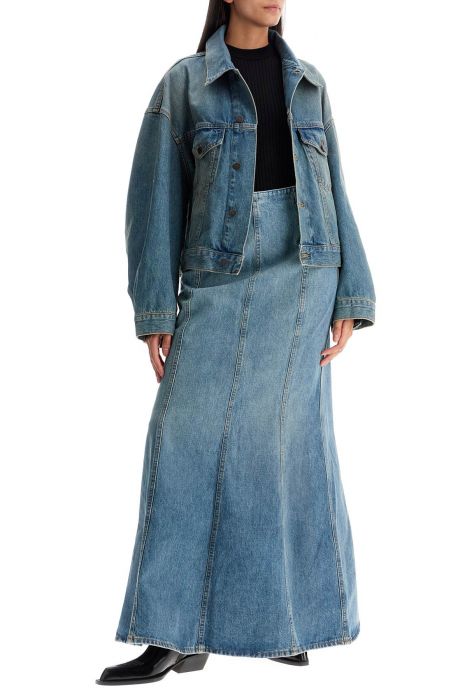 haikure denim boxy jacket with spencer