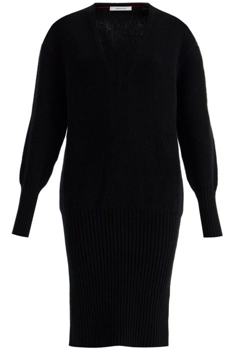 ferragamo knit midi dress in seven