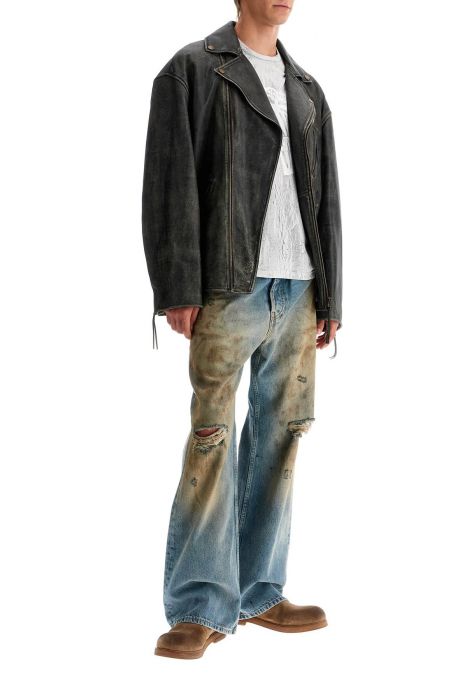 acne studios oversized biker