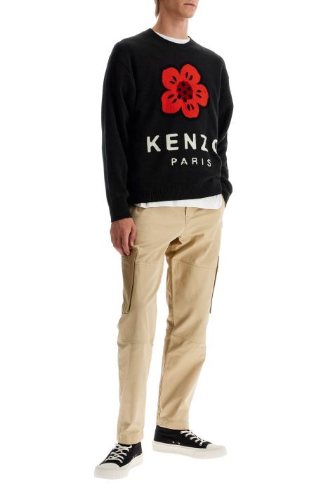 kenzo boke flower wool sweater