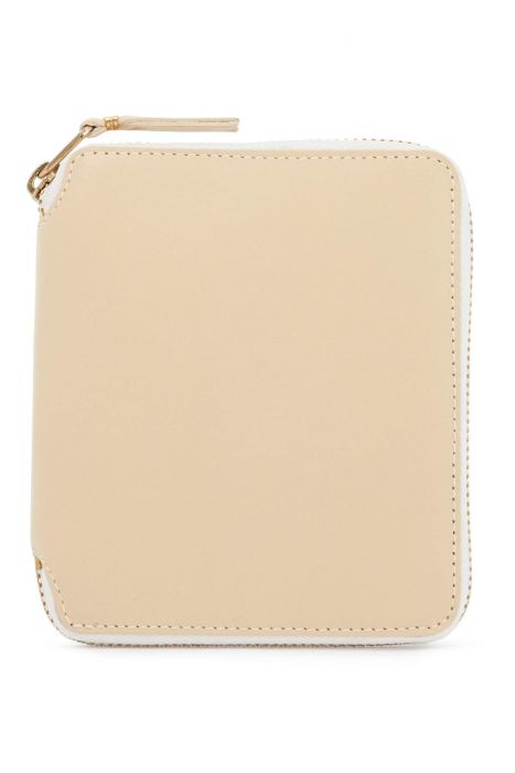 comme des garcons wallet zip-aournd wallet