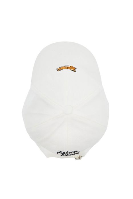 maison kitsune fox head baseball cap