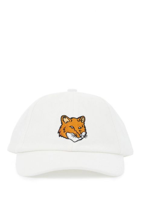maison kitsune fox head baseball cap