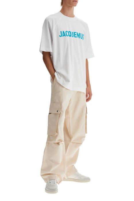 jacquemus cargo gabardine trousers in eight