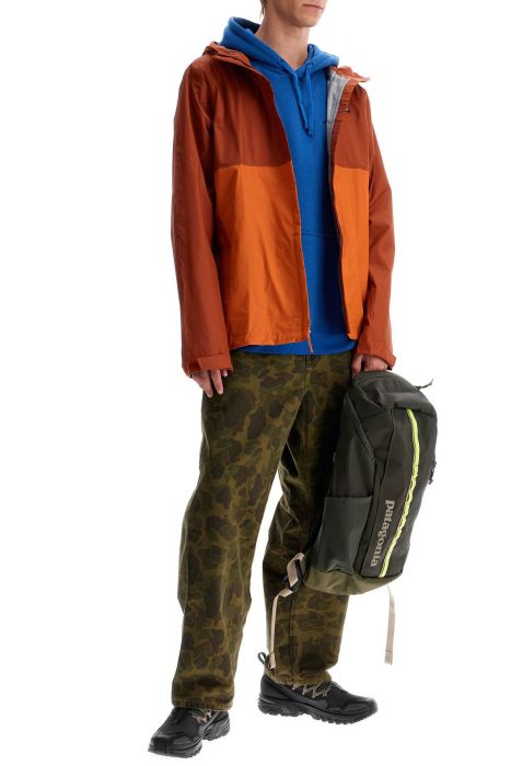 patagonia uprisal logo boardshort hood