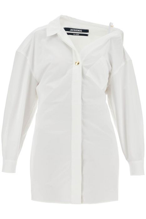 jacquemus the mini shirt dress 'la mini robe