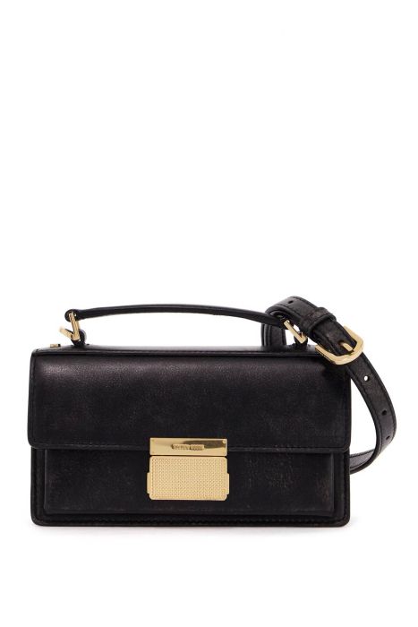 golden goose mini distressed leather venice bag