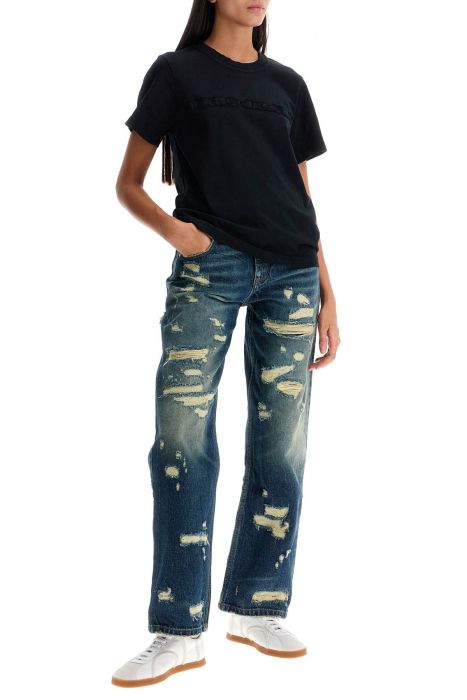 marc jacobs t-shirt with patch logo design