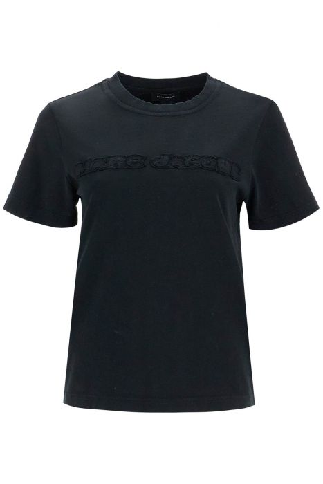 marc jacobs t-shirt with patch logo design
