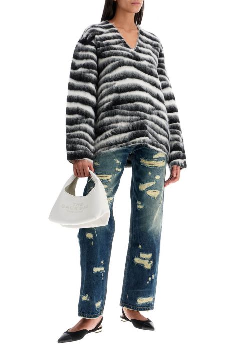 marc jacobs zebra print wool and mohair