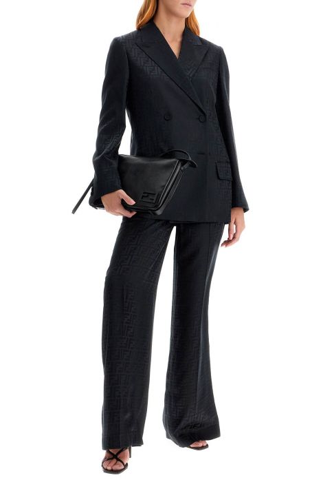 fendi satin crepe ff blazer