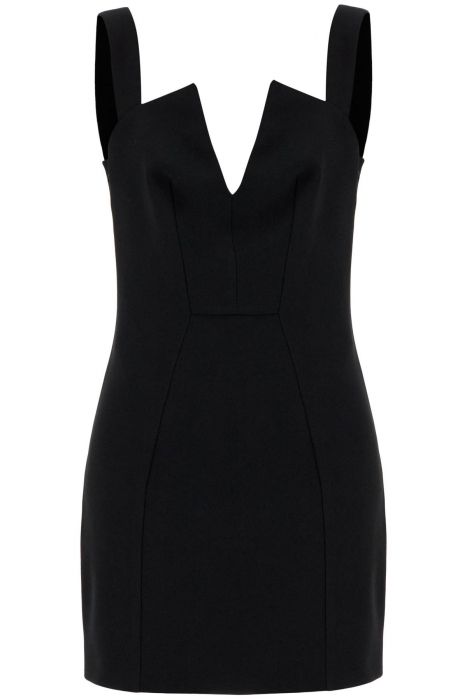 givenchy graphic neckline mini dress