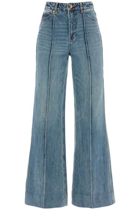 zimmermann wide leg jeans illustration design product