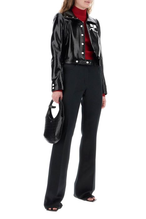 courreges bootcut pants