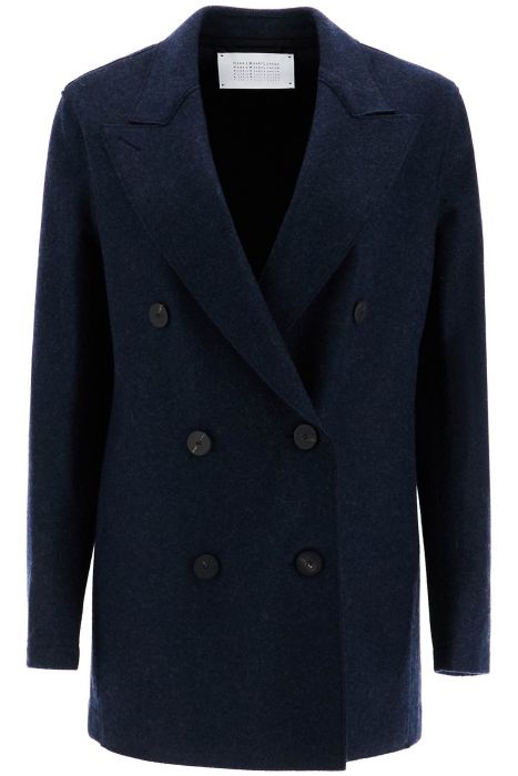harris wharf london double-breasted cashmere coat