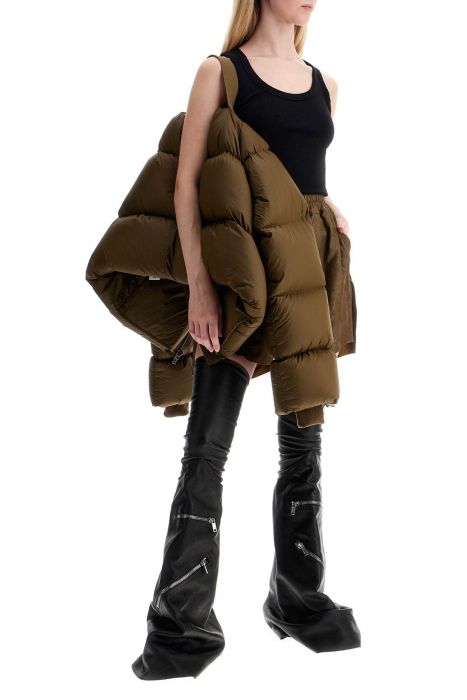 rick owens shorts in pelle