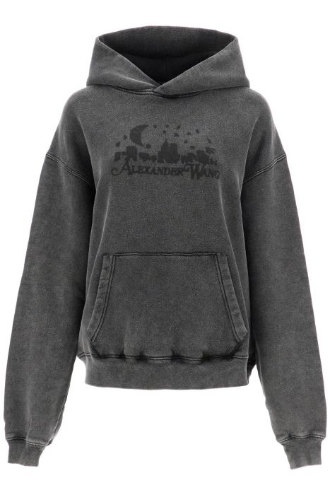alexander wang vintage skyline effect sweatshirt