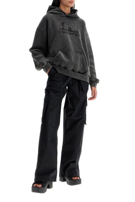 alexander wang vintage skyline effect sweatshirt