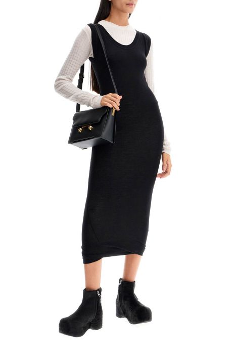 marni abito stratificato in maglia