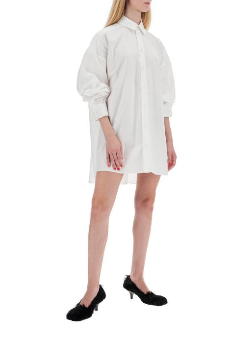 wardrobe.nyc mini shirt dress with button closure