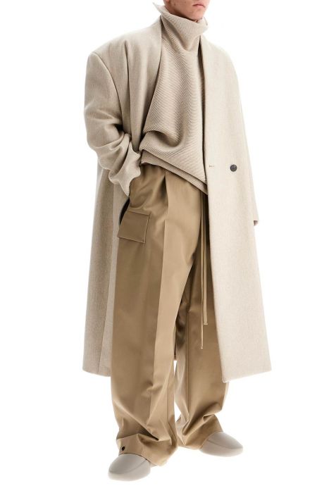 fear of god cargo wool and cotton blend trousers