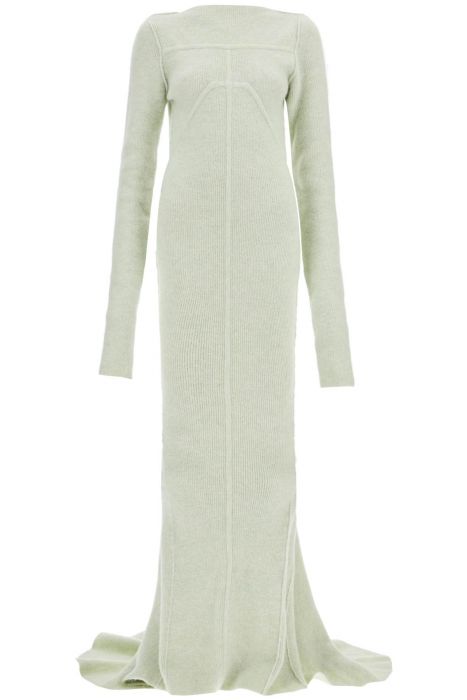 rick owens "knitted maxi dress luna in