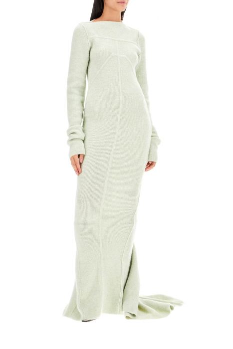 rick owens "knitted maxi dress luna in