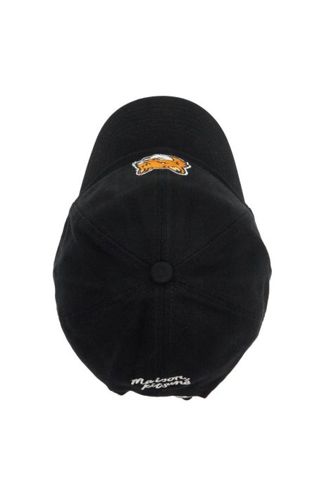 maison kitsune fox head baseball cap