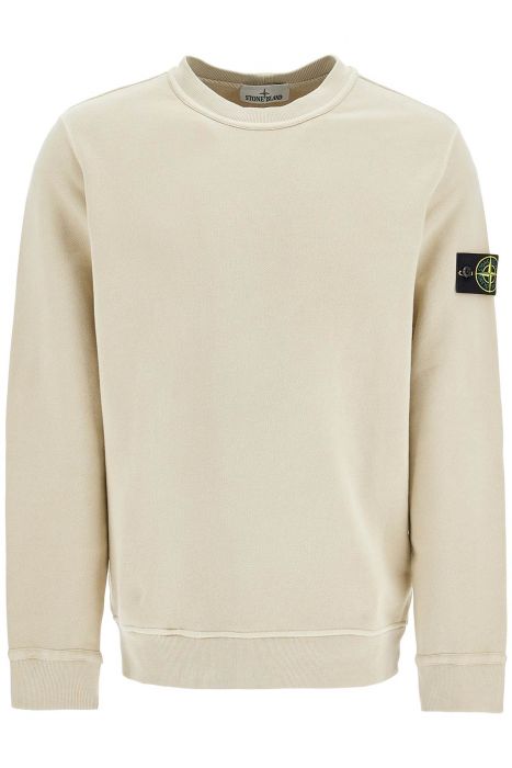 stone island organic cotton crewneck sweatshirt