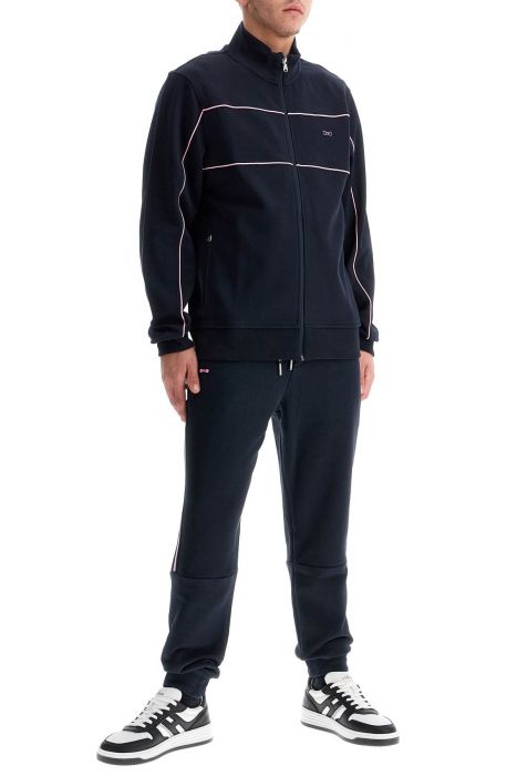 eden park cotton track sweatshirt with