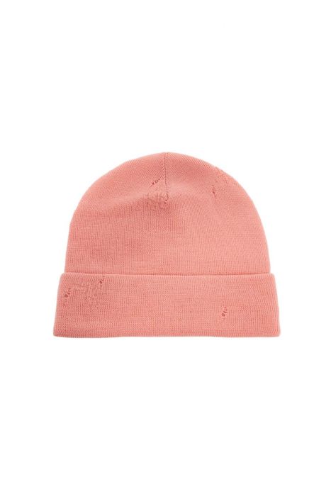 acne studios distressed wool beanie hat in